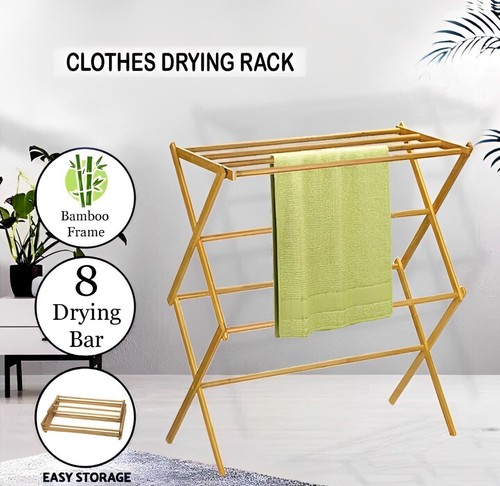 Tier bamboo wooden folding - wooden,