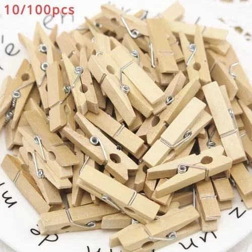 Mini wooden clothes pegs - mini,