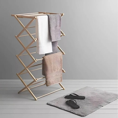 Tier bamboo wooden folding - 4,