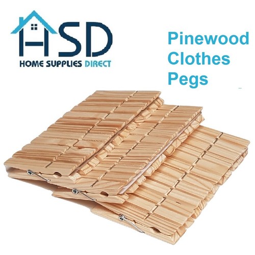 Wooden clothes pegs clips pine - clothes,