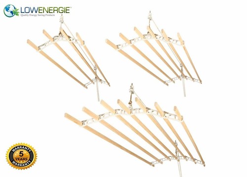 White ceiling clothes airer - ceiling,