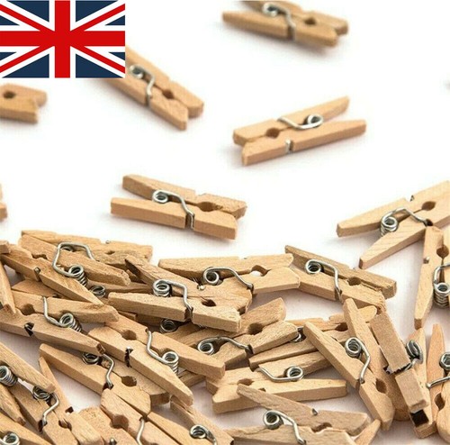 100x wooden clothes - wooden,