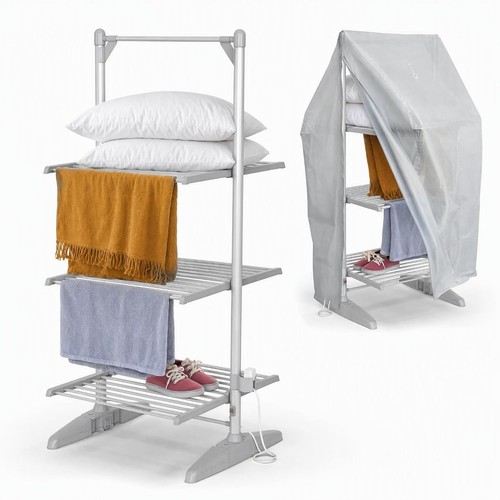 Tier heated clothes airer - 3,