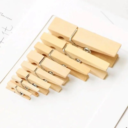 Wooden clothes pegs - pegs, clips