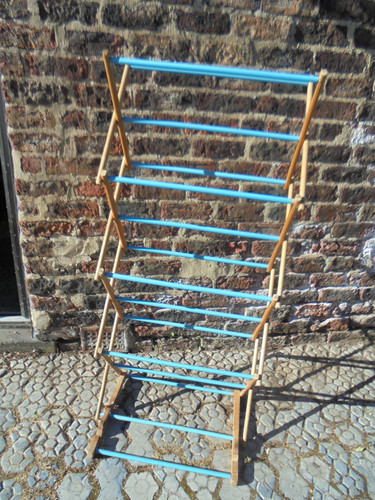 Vintage wooden folding clothes - wooden,