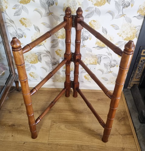 Vintage wooden faux bamboo - vintage,