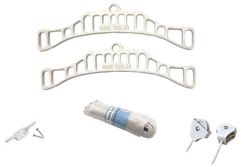 Kitchen clothes airer - clothes, pulley
