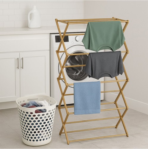 Tier bamboo wooden clothes - 4-tier,