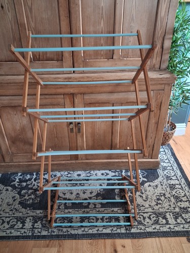 Vintage clothes airer wooden - vintage,