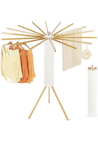 Wooden clothes airer foldable - clothes,