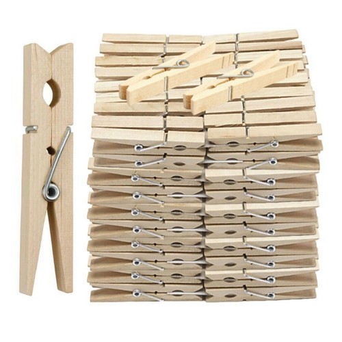 Wooden clothes pegs - wooden,