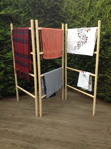 Wooden airer three - airer-, panel