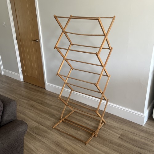 Vintage folding wooden clothes - vintage,