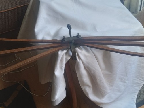 Vintage clamp clothes airer - vintage, on