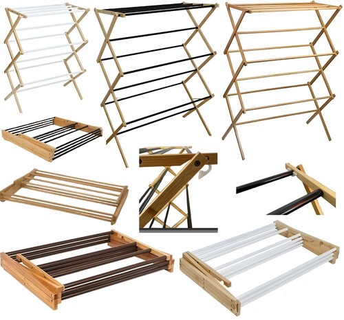 Wooden cloth airer drying - wooden,