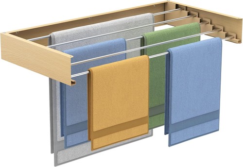 Wall mounted foldable clothes - wall-mounted,