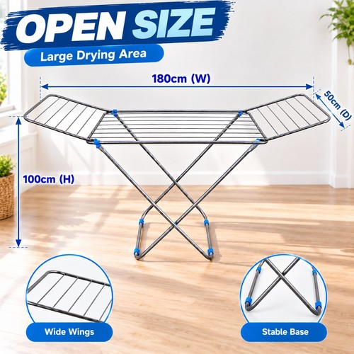Airer winged laundry clothes - winged,